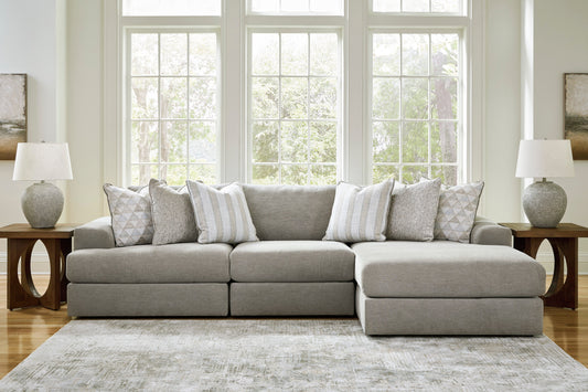 Avaliyah Ash 3-Piece RAF Chaise Sectional - SET | 5810317 | 5810346 | 5810364 - Luna Furniture - Dallas Store