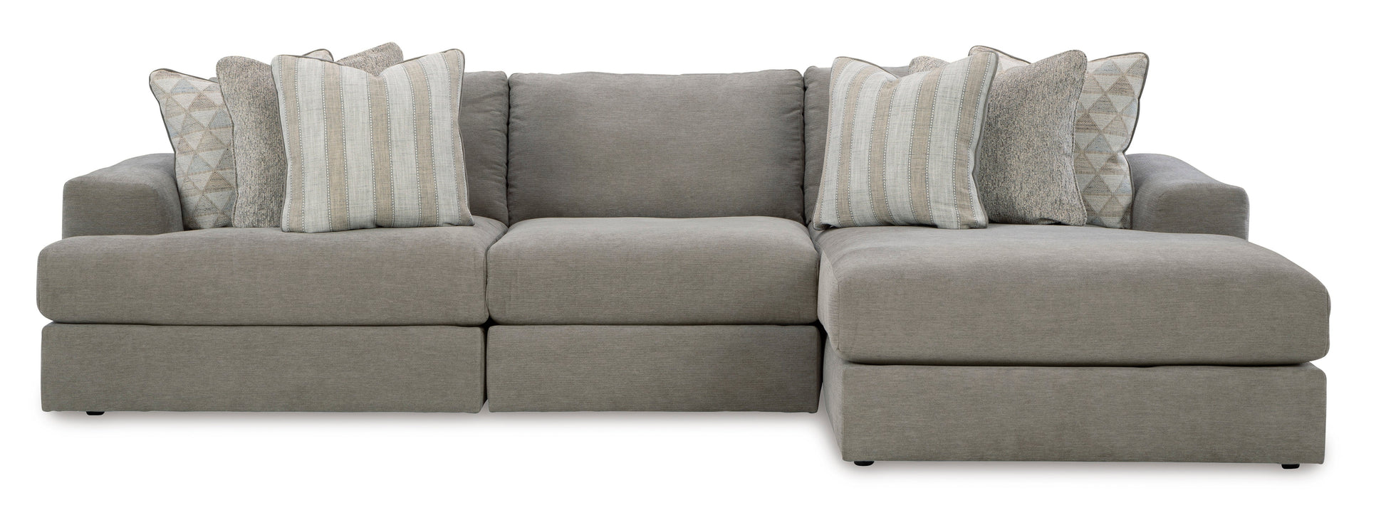 Avaliyah Ash 3-Piece RAF Chaise Sectional - SET | 5810317 | 5810346 | 5810364 - Luna Furniture - Dallas Store