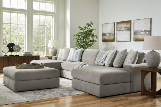 Avaliyah Ash 4-Piece Double Chaise Sectional - SET | 5810316 | 5810346 | 5810346 | 5810317 - Luna Furniture - Dallas Store