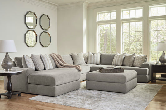 Avaliyah Ash 6-Piece LAF Chaise Sectional - SET | 5810316 | 5810346 | 5810346 | 5810346 | 5810377 | 5810365 - Luna Furniture - Dallas Store