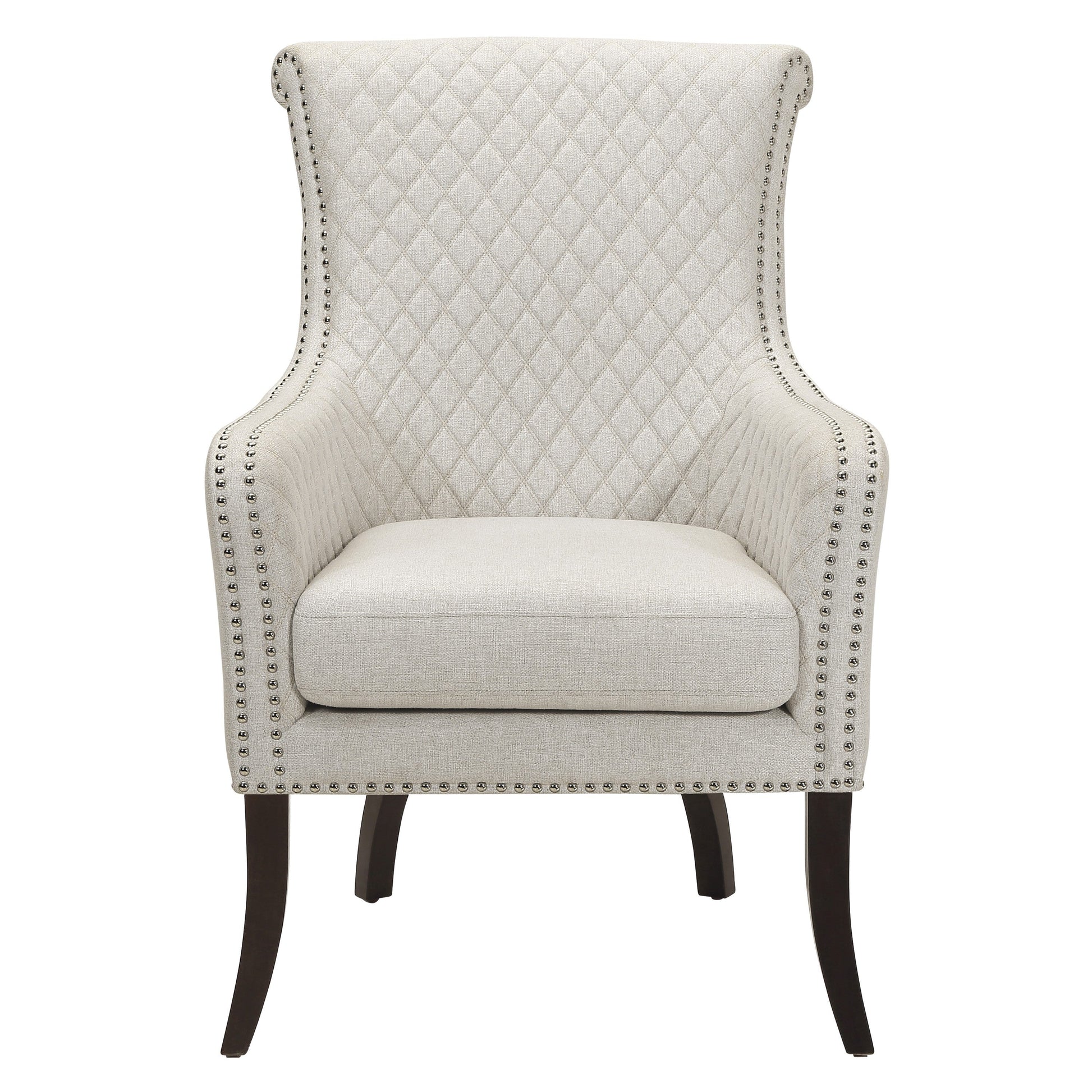 Avalon Beige Quilted Accent Chair - 1199F11S - Luna Furniture - Dallas Store