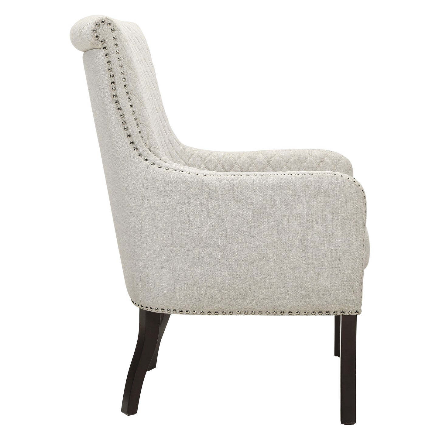 Avalon Beige Quilted Accent Chair - 1199F11S - Luna Furniture - Dallas Store