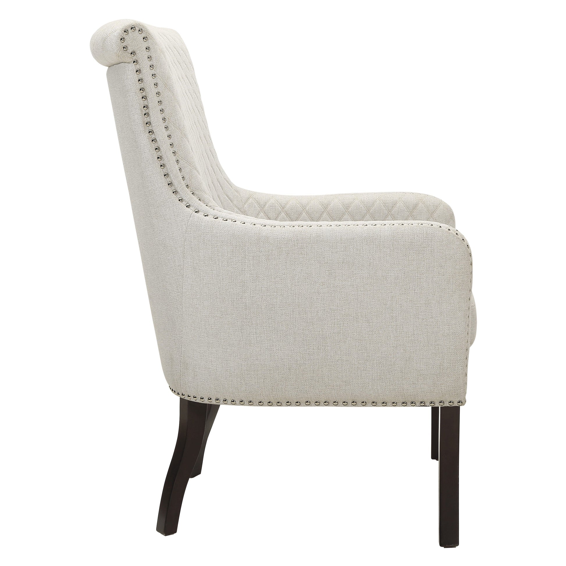 Avalon Beige Quilted Accent Chair - 1199F11S - Luna Furniture - Dallas Store
