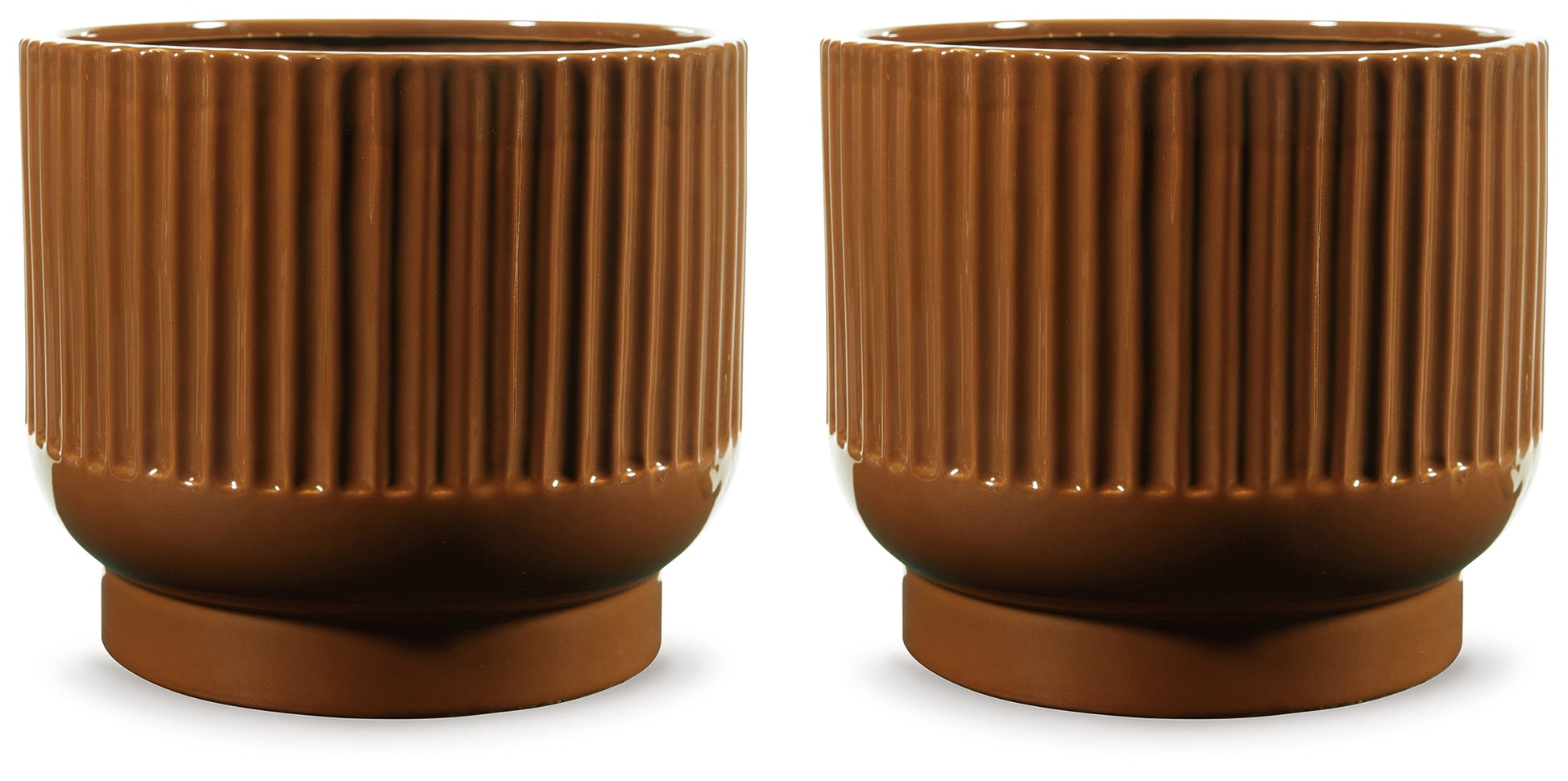 Avalyah Burnt Umber Vase (Set of 2) - A2900021 - Luna Furniture - Dallas Store