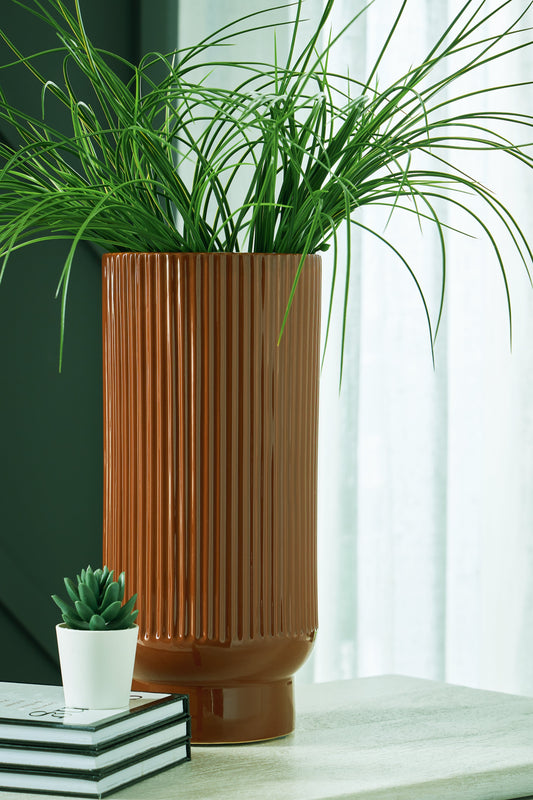 Avalyah Burnt Umber Vase (Set of 2) - A2900023 - Luna Furniture - Dallas Store
