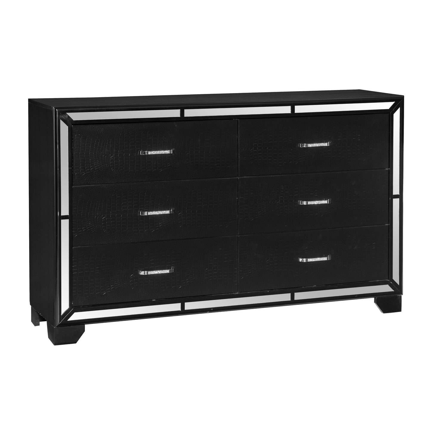 Aveline Black Dresser - 1428BK-5 - Luna Furniture - Dallas Store