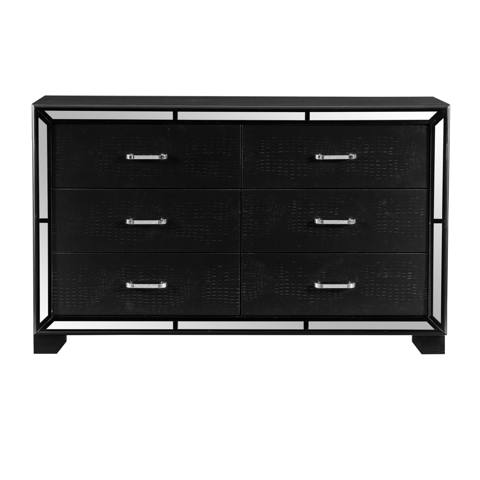 Aveline Black Dresser - 1428BK-5 - Luna Furniture - Dallas Store