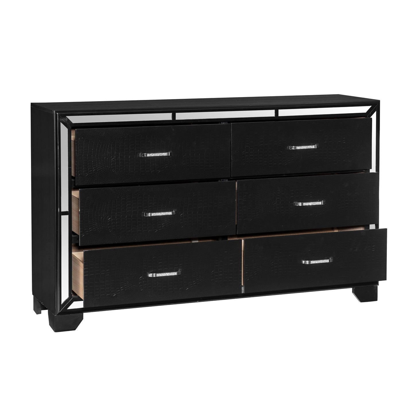 Aveline Black Dresser - 1428BK-5 - Luna Furniture - Dallas Store