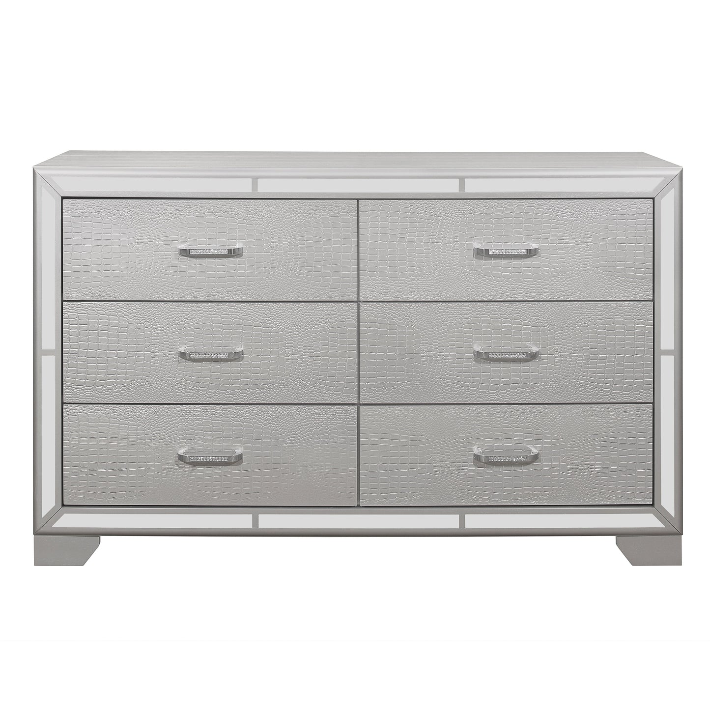 Aveline Silver Dresser - 1428SV-5 - Luna Furniture - Dallas Store