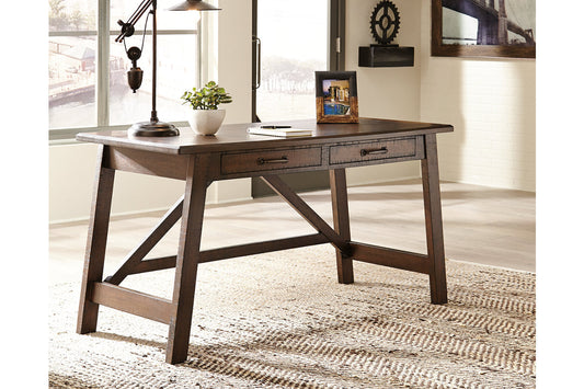 Baldridge Rustic Brown Home Office Desk - H675-44 - Luna Furniture - Dallas Store