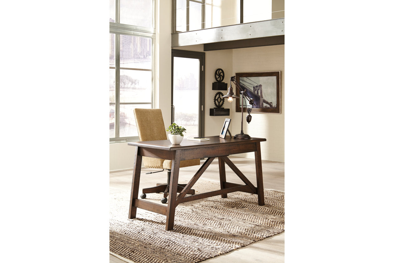 Baldridge Rustic Brown Home Office Desk - H675-44 - Luna Furniture - Dallas Store