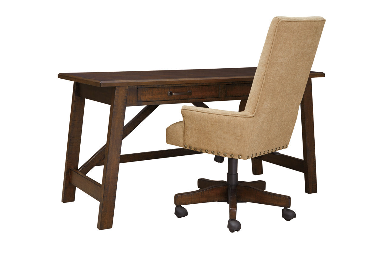 Baldridge Rustic Brown Home Office Desk - H675-44 - Luna Furniture - Dallas Store