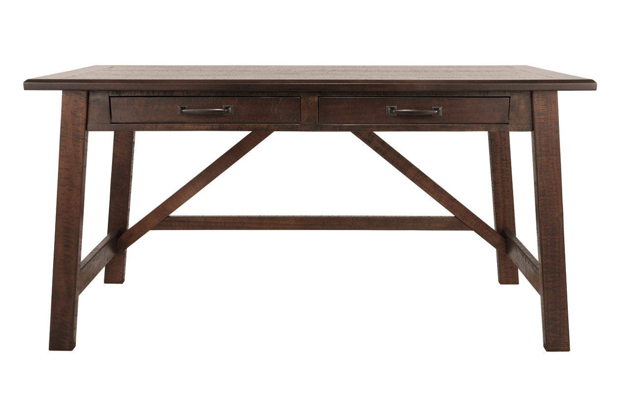 Baldridge Rustic Brown Home Office Desk - H675-44 - Luna Furniture - Dallas Store