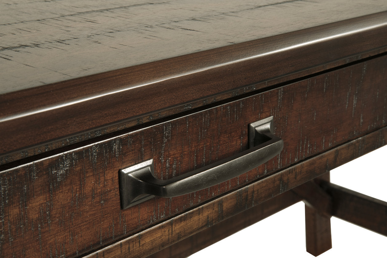 Baldridge Rustic Brown Home Office Desk - H675-44 - Luna Furniture - Dallas Store