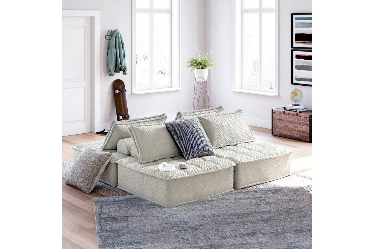 Bales Taupe 4-Piece Modular Seating - SET | A3000244 | A3000244 | A3000244 | A3000244 - Luna Furniture - Dallas Store