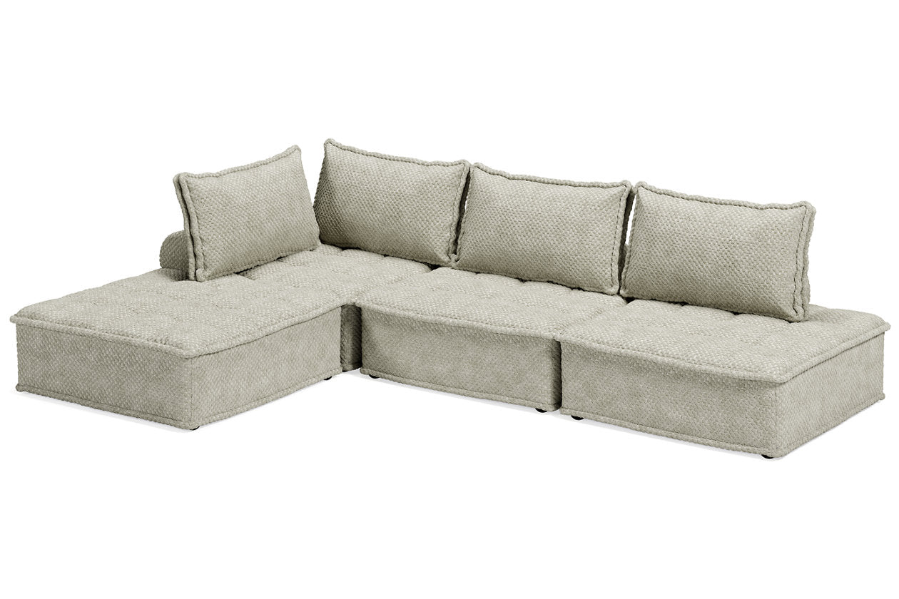 Bales Taupe 4-Piece Modular Seating - SET | A3000244 | A3000244 | A3000244 | A3000244 - Luna Furniture - Dallas Store