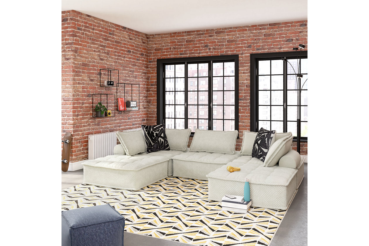 Bales Taupe 5-Piece Modular Seating - SET | A3000244 | A3000244 | A3000244 | A3000244 | A3000244 - Luna Furniture - Dallas Store