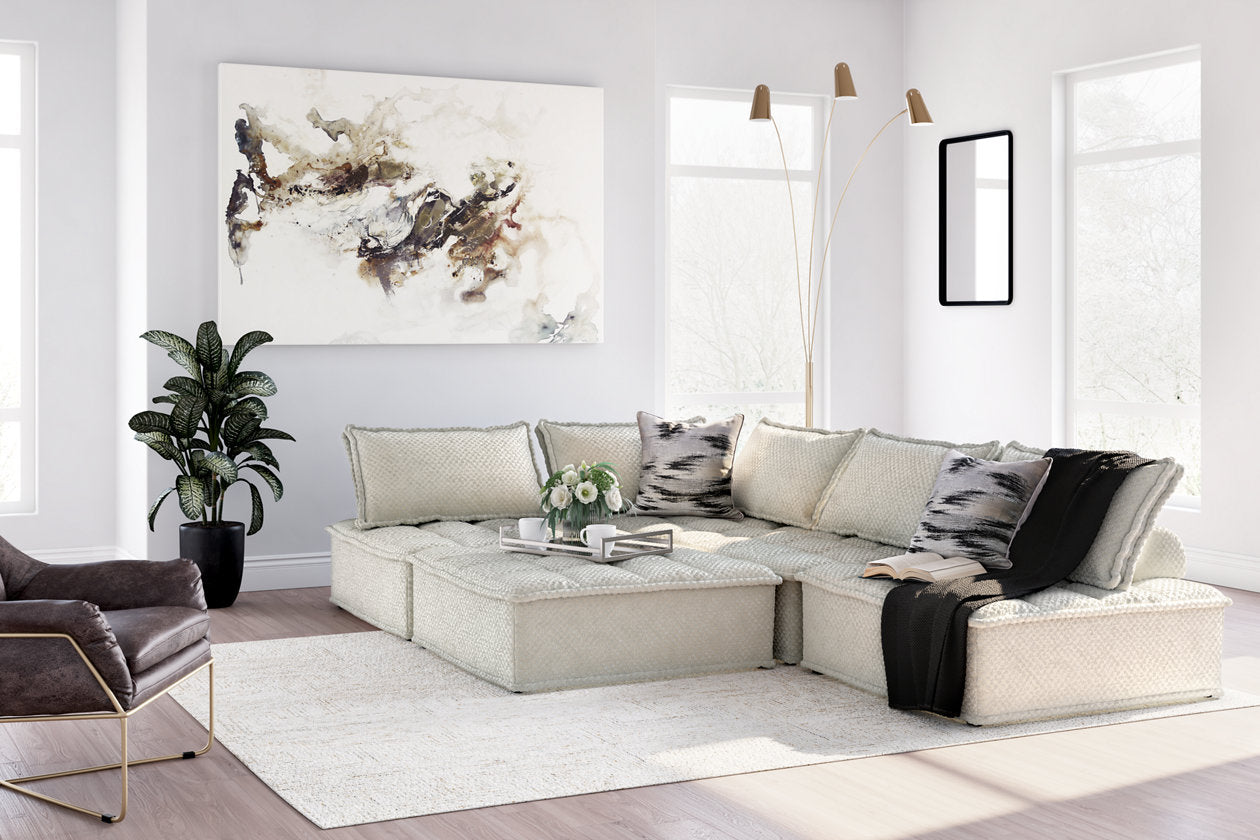 Bales Taupe 5-Piece Modular Seating - SET | A3000244 | A3000244 | A3000244 | A3000244 | A3000244 - Luna Furniture - Dallas Store