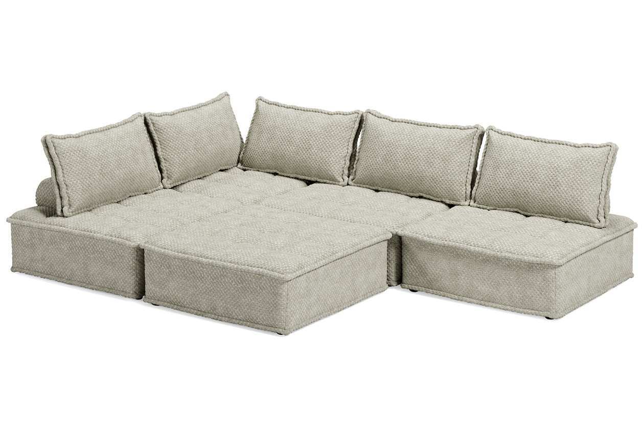 Bales Taupe 5-Piece Modular Seating - SET | A3000244 | A3000244 | A3000244 | A3000244 | A3000244 - Luna Furniture - Dallas Store