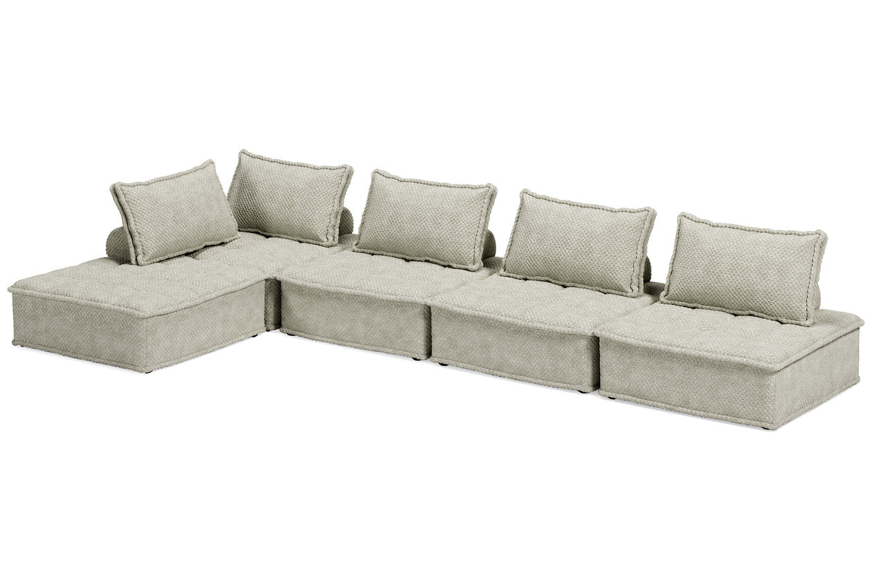 Bales Taupe 5-Piece Modular Seating - SET | A3000244 | A3000244 | A3000244 | A3000244 | A3000244 - Luna Furniture - Dallas Store