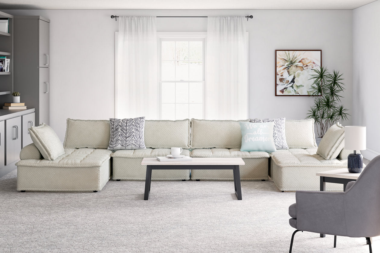 Bales Taupe 6-Piece Modular Seating - SET | A3000244 | A3000244 | A3000244 | A3000244 | A3000244 | A3000244 - Luna Furniture - Dallas Store