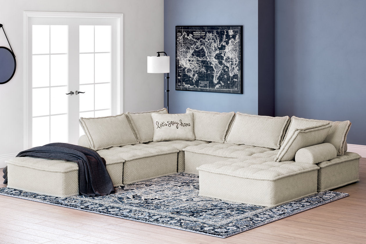 Bales Taupe 6-Piece Modular Seating - SET | A3000244 | A3000244 | A3000244 | A3000244 | A3000244 | A3000244 - Luna Furniture - Dallas Store