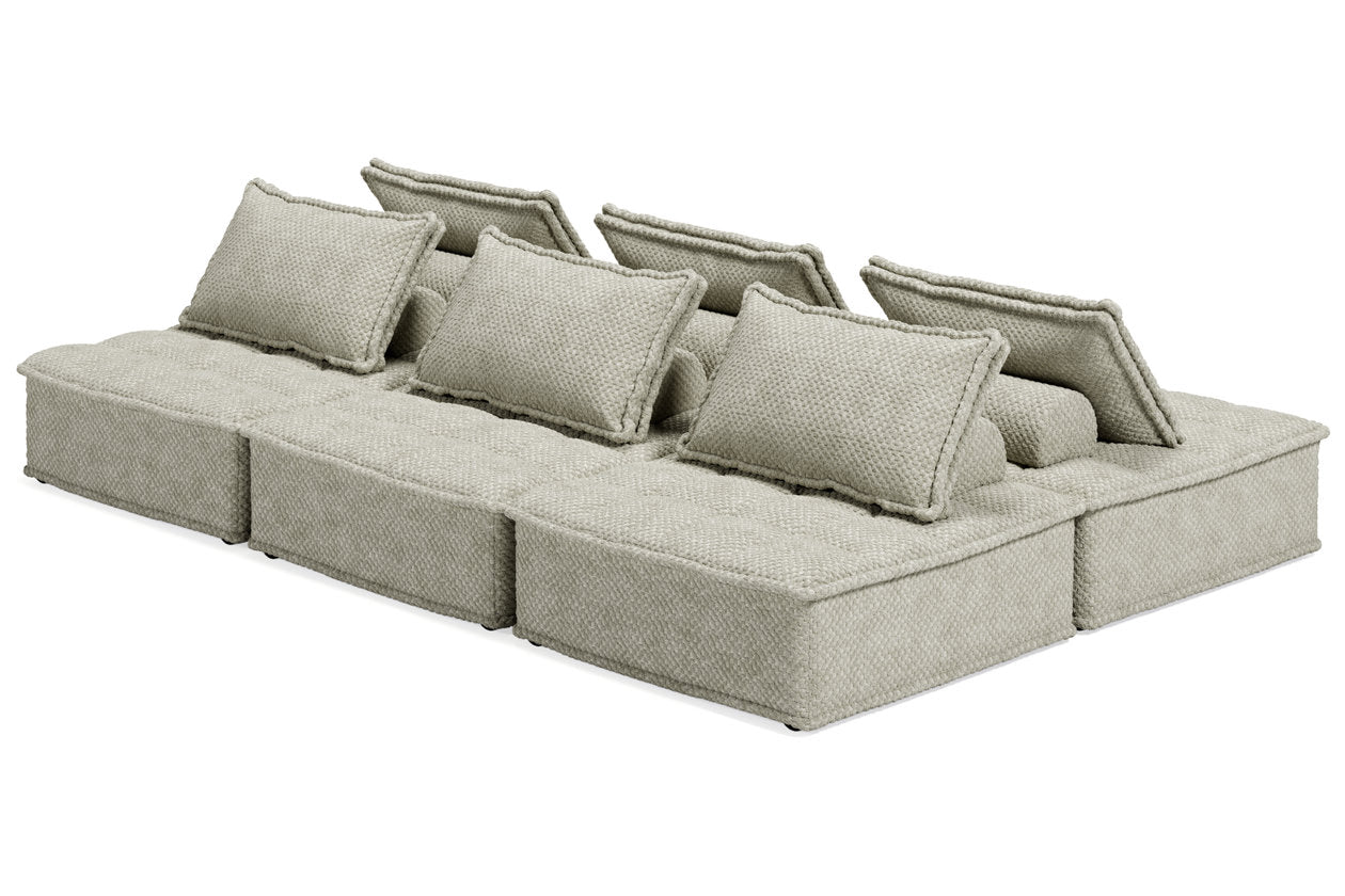 Bales Taupe 6-Piece Modular Seating - SET | A3000244 | A3000244 | A3000244 | A3000244 | A3000244 | A3000244 - Luna Furniture - Dallas Store