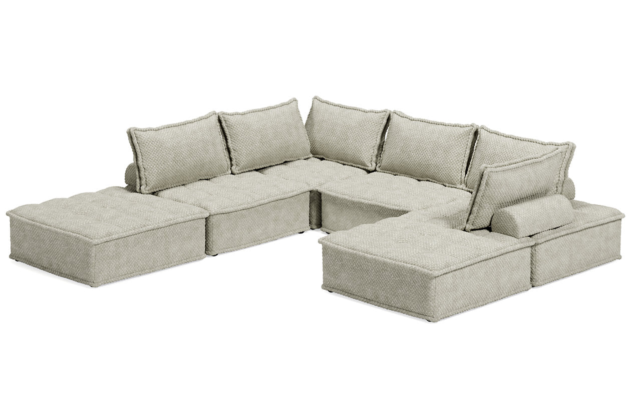 Bales Taupe 6-Piece Modular Seating - SET | A3000244 | A3000244 | A3000244 | A3000244 | A3000244 | A3000244 - Luna Furniture - Dallas Store