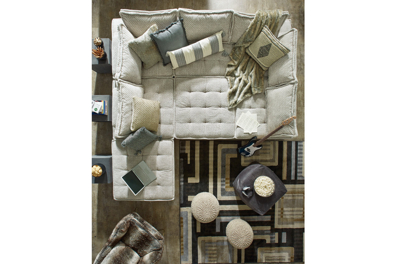 Bales Taupe 7-Piece Modular Seating - SET | A3000244 | A3000244 | A3000244 | A3000244 | A3000244 | A3000244 | A3000244 - Luna Furniture - Dallas Store