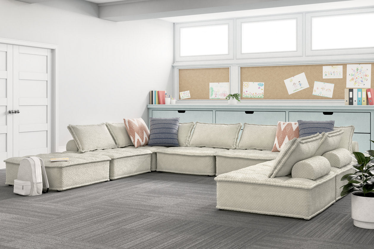 Bales Taupe 8-Piece Modular Seating - SET | A3000244 | A3000244 | A3000244 | A3000244 | A3000244 | A3000244 | A3000244 | A3000244 - Luna Furniture - Dallas Store