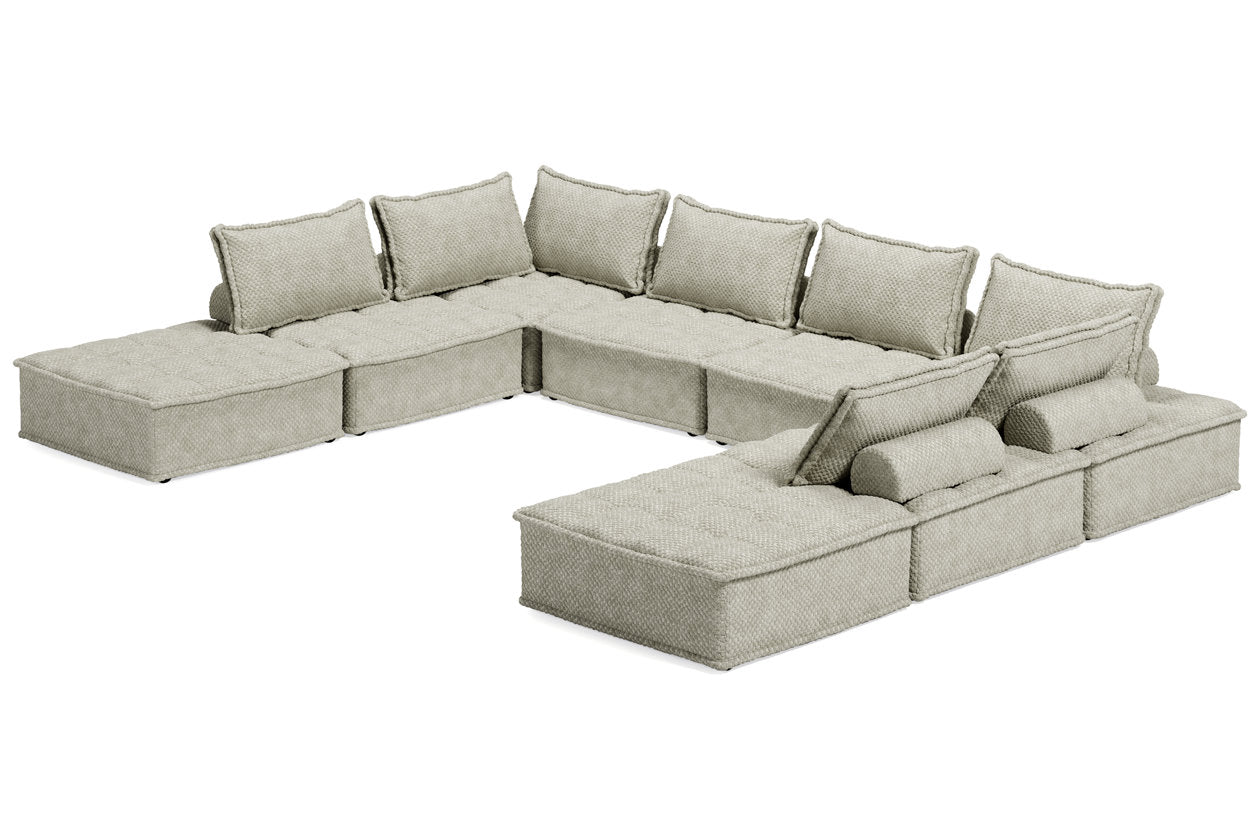 Bales Taupe 8-Piece Modular Seating - SET | A3000244 | A3000244 | A3000244 | A3000244 | A3000244 | A3000244 | A3000244 | A3000244 - Luna Furniture - Dallas Store