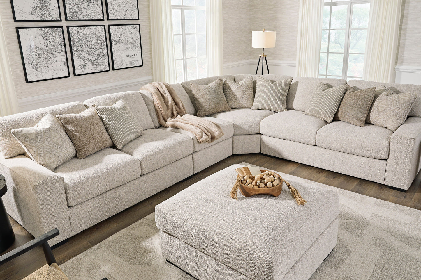Ballyton Sand 4-Piece Sectional - SET | 2510255 | 2510256 | 2510277 | 2510246 - Luna Furniture - Dallas Store
