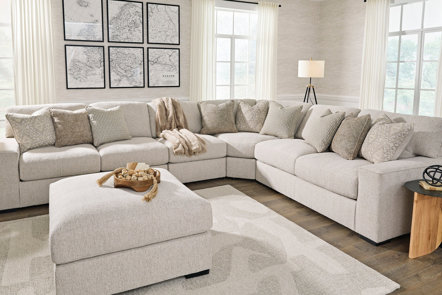 Ballyton Sand 4-Piece Sectional - SET | 2510255 | 2510256 | 2510277 | 2510246 - Luna Furniture - Dallas Store