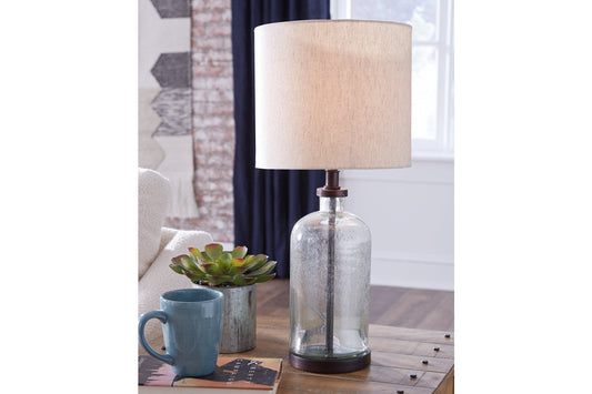 Bandile Clear/Bronze Finish Table Lamp - L430674 - Luna Furniture - Dallas Store