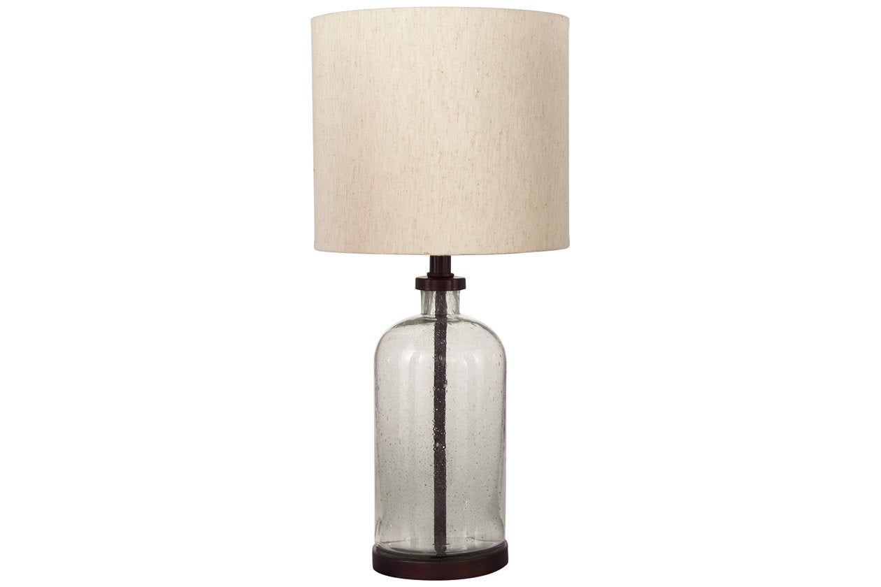 Bandile Clear/Bronze Finish Table Lamp - L430674 - Luna Furniture - Dallas Store