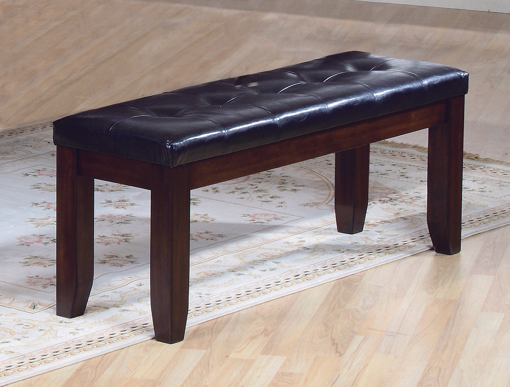 Bardstown Cherry Brown Extendable Dining Set - SET | 2152T-4282 | 2152S(2) | 2152-BENCH - Luna Furniture - Dallas Store