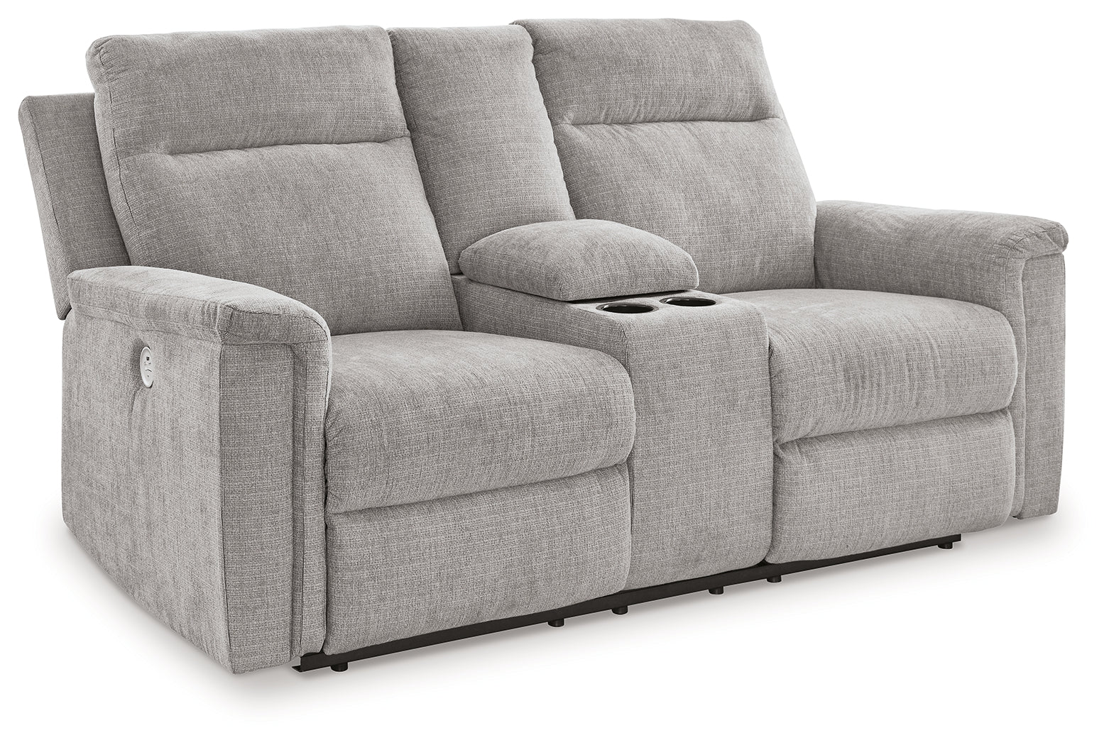Barnsana Ash Power Reclining Loveseat with Console - 3320196 - Luna Furniture - Dallas Store