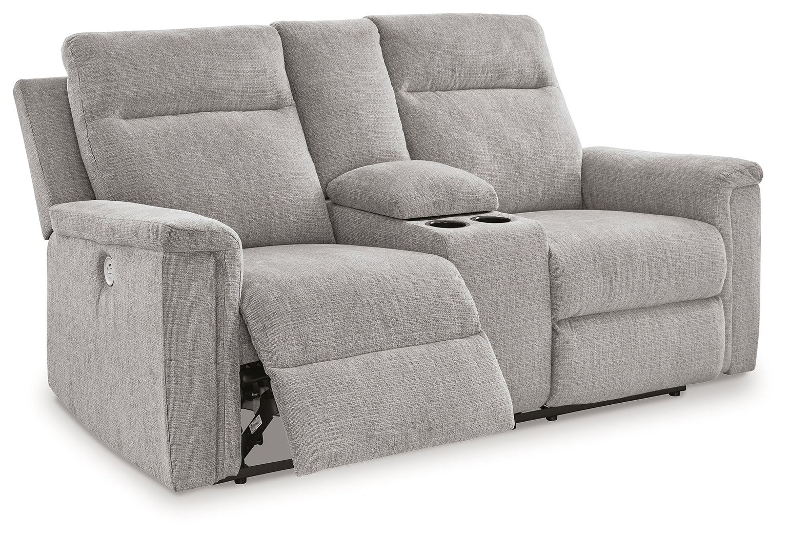 Barnsana Ash Power Reclining Loveseat with Console - 3320196 - Luna Furniture - Dallas Store