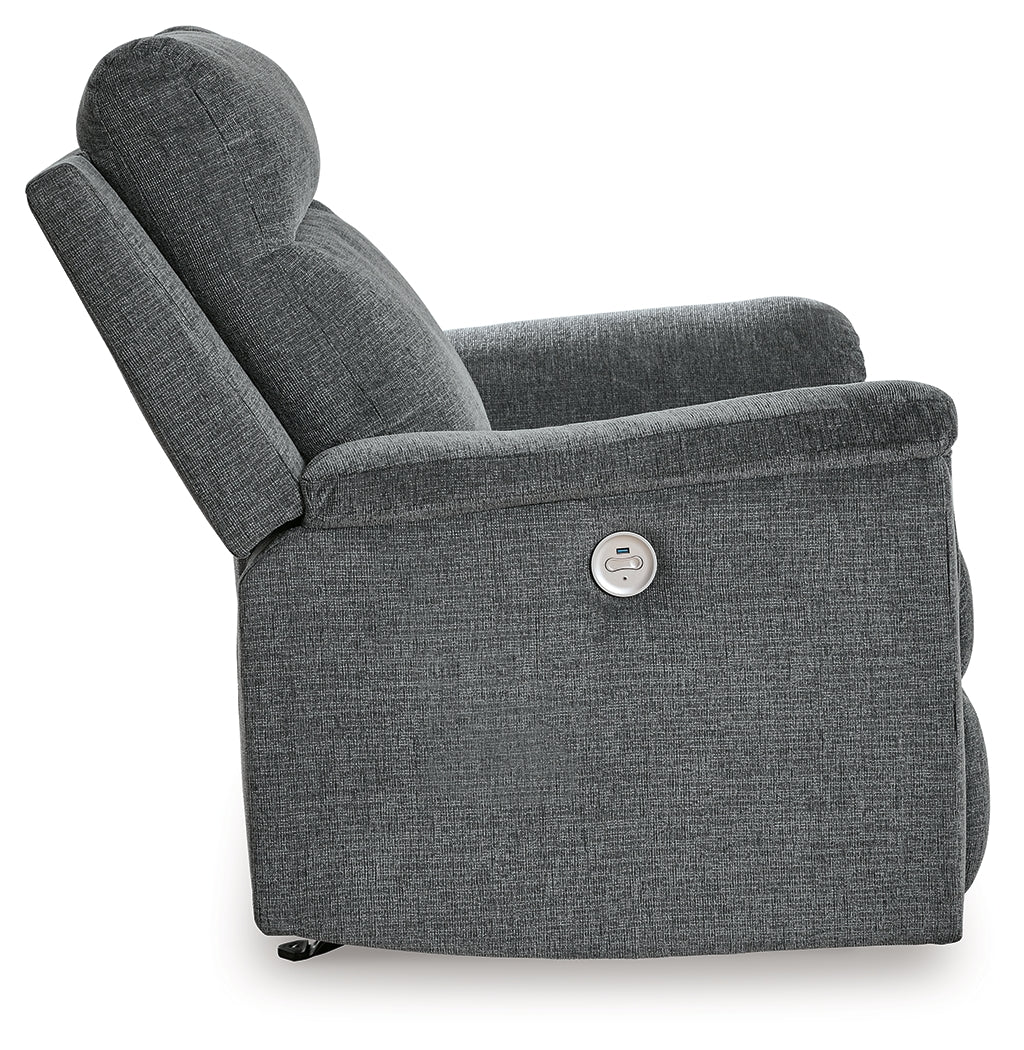Barnsana Gravel Power Recliner - 3320298 - Luna Furniture - Dallas Store