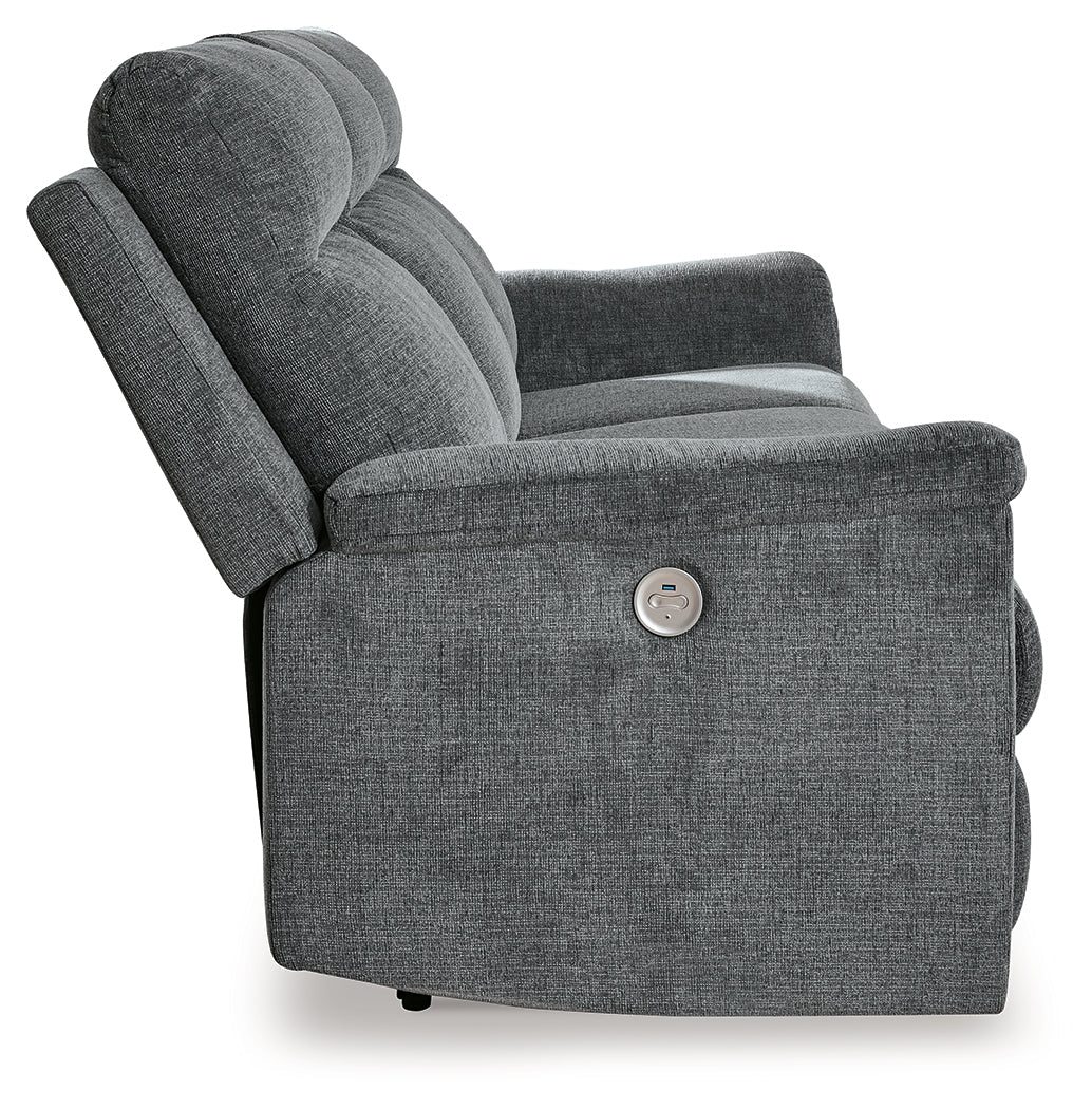 Barnsana Gravel Power Reclining Sofa - 3320287 - Luna Furniture - Dallas Store
