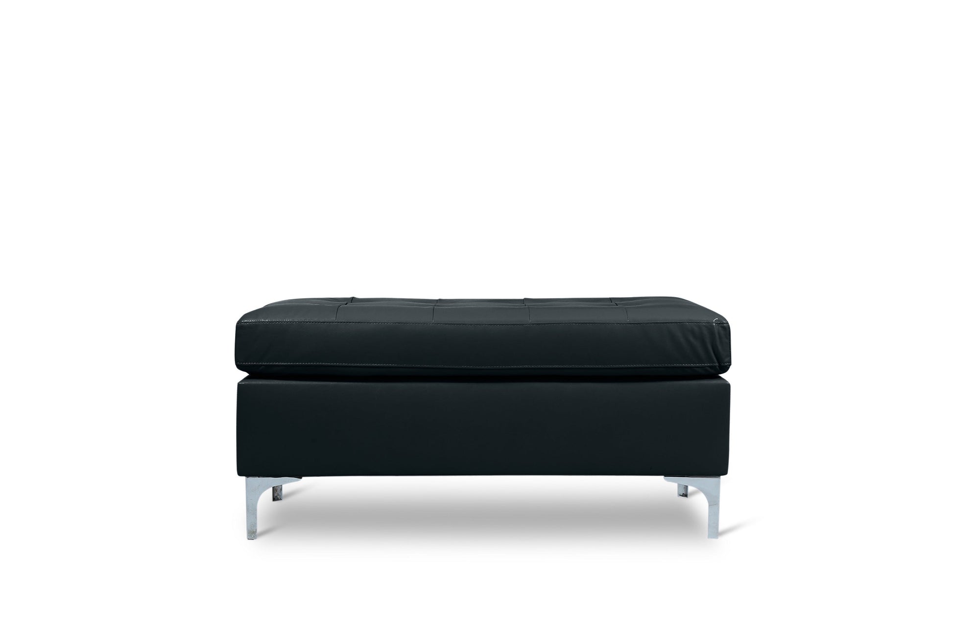 Barrington New Black Ottoman - SH8378BLK-4 - Luna Furniture - Dallas Store