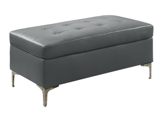 Barrington New Gray Ottoman - SH8378GRY-4 - Luna Furniture - Dallas Store