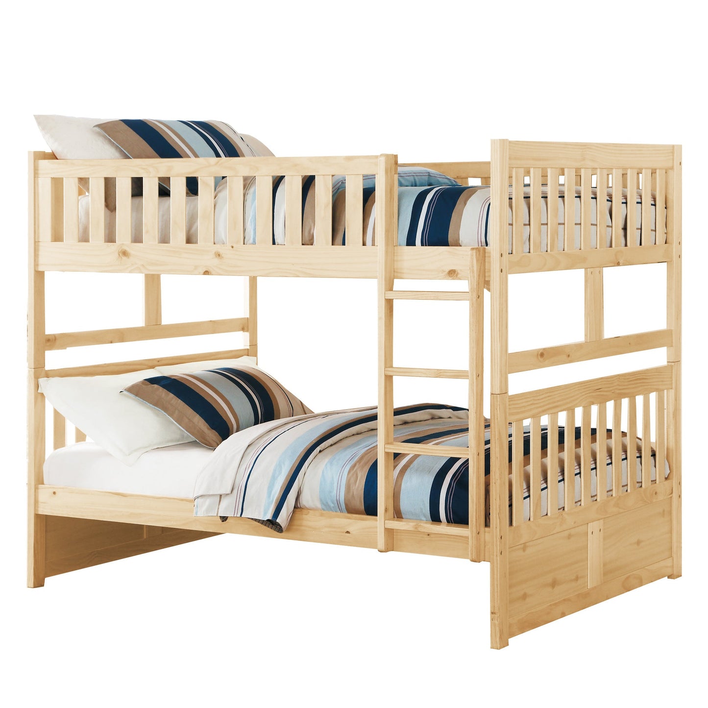 Bartly Pine Twin/Twin Bunk Bed - SET | B2043-1 | B2043-2 | B2043-SL - Luna Furniture - Dallas Store