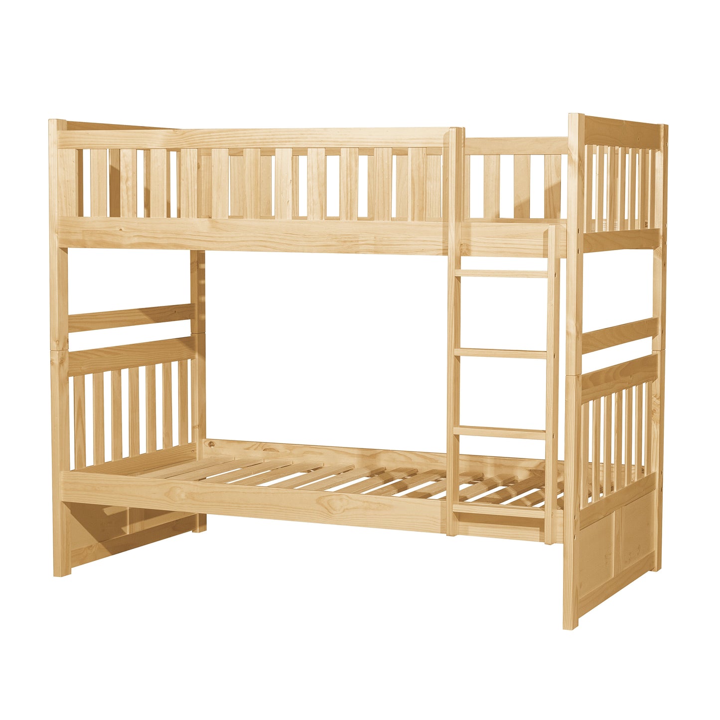 Bartly Pine Twin/Twin Bunk Bed - SET | B2043-1 | B2043-2 | B2043-SL - Luna Furniture - Dallas Store