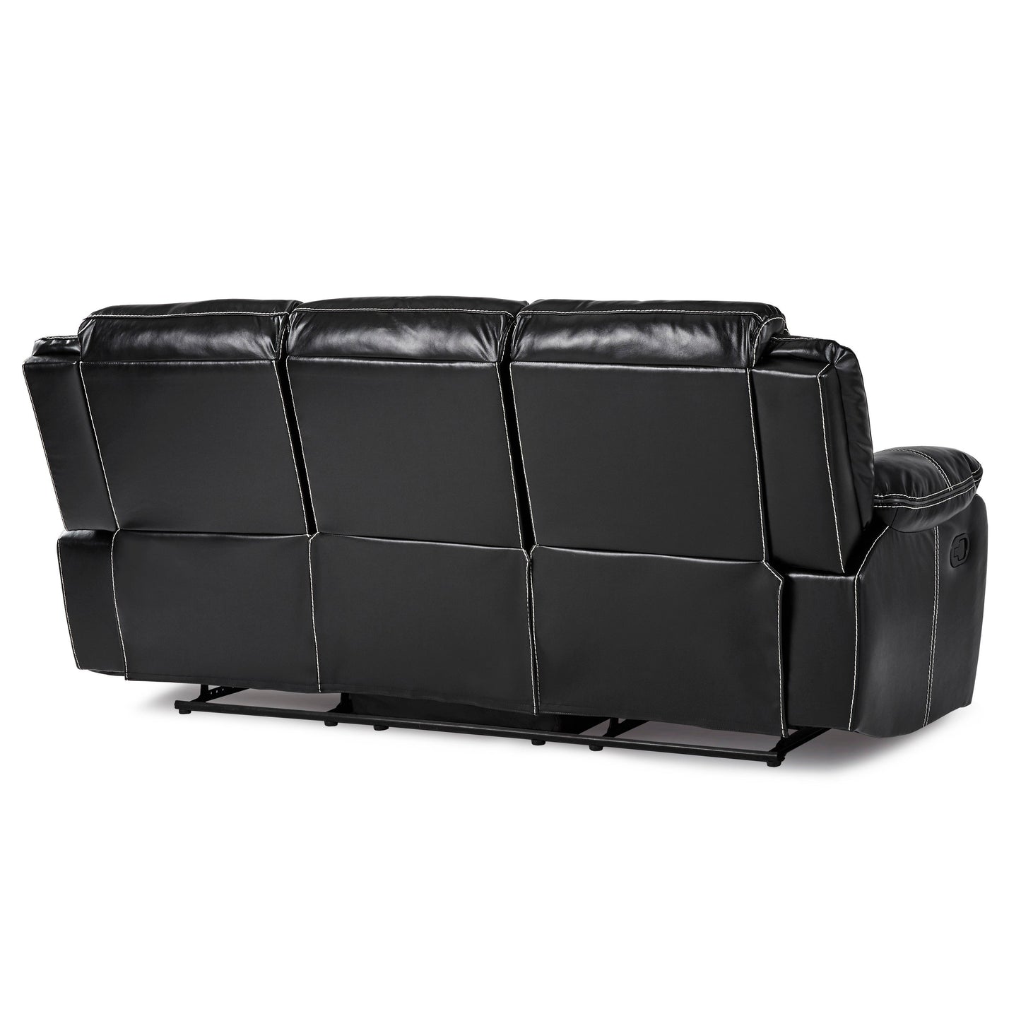 Bastrop Black Reclining Living Room Set - SET | 8230BLK-3 | 8230BLK-2 | 8230BLK-1 - Luna Furniture - Dallas Store