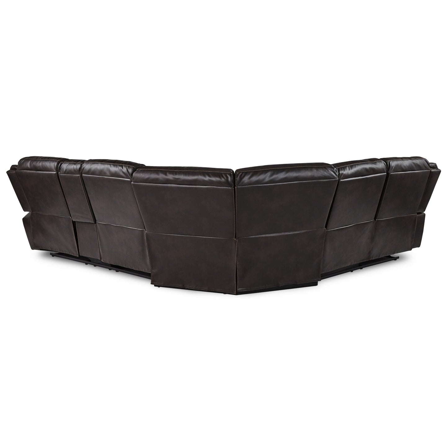 Bastrop Brown Reclining Sectional - SET | 8230BRW-2L | 8230BRW-2RCN | 8230BRW-CR - Luna Furniture - Dallas Store