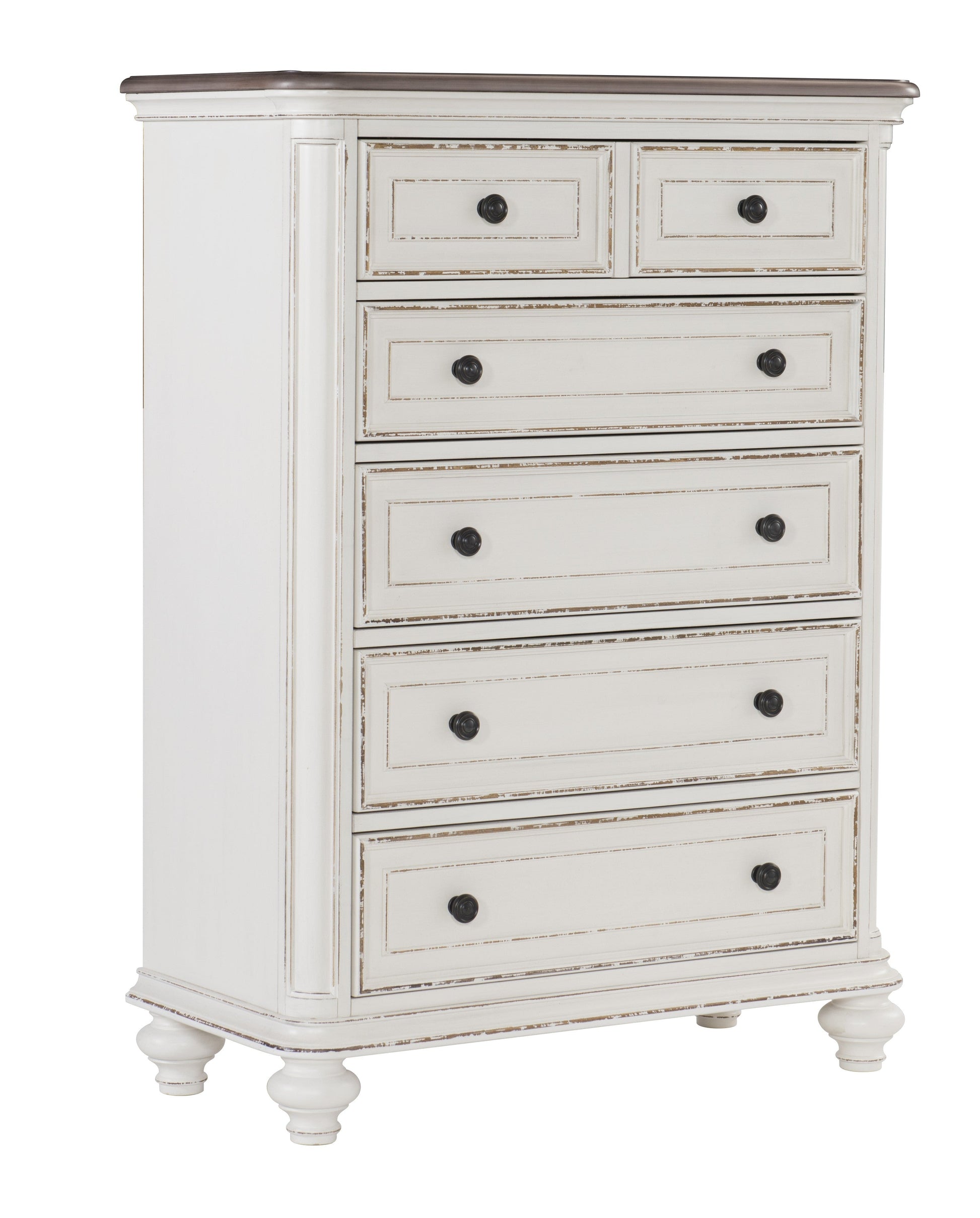 Baylesford Antique White Chest - 1624W-9 - Luna Furniture - Dallas Store