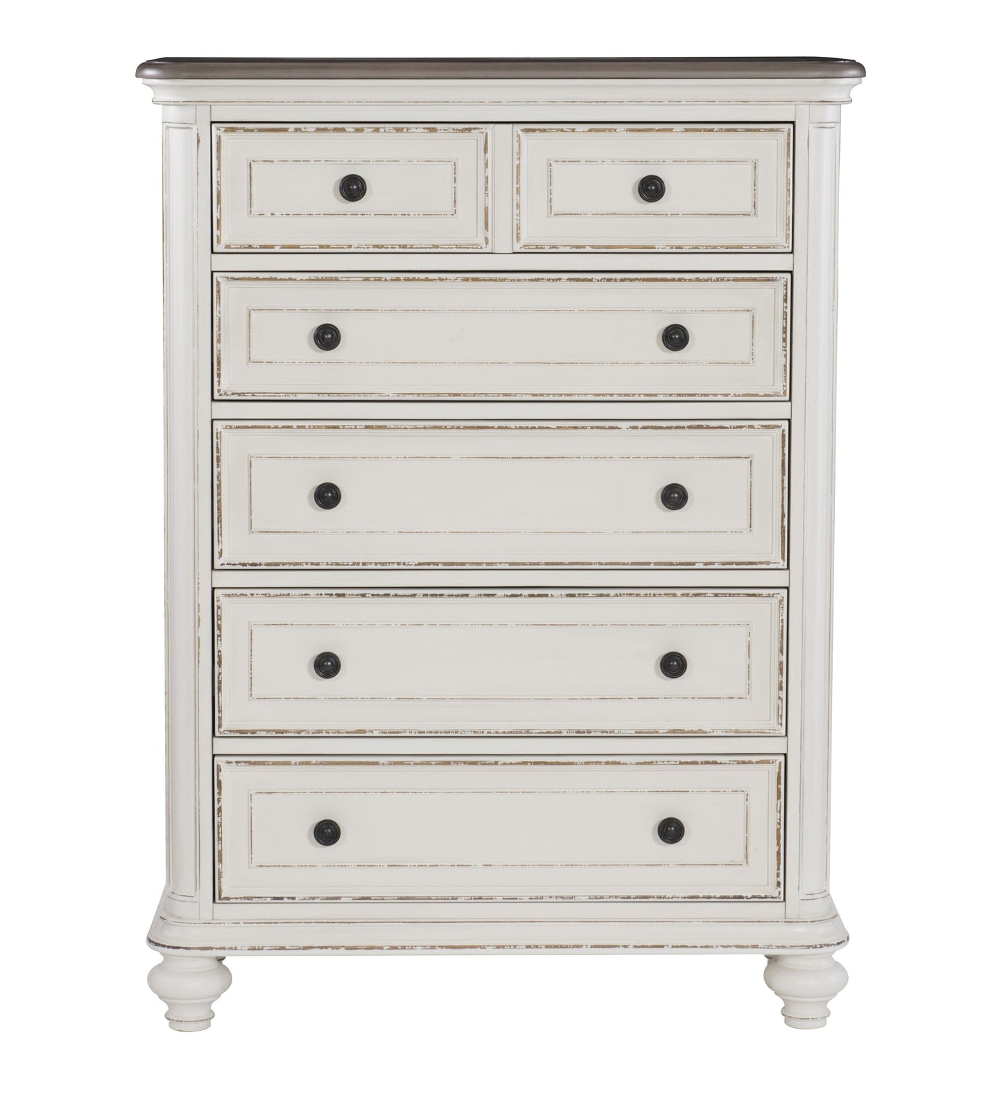 Baylesford Antique White Chest - 1624W-9 - Luna Furniture - Dallas Store