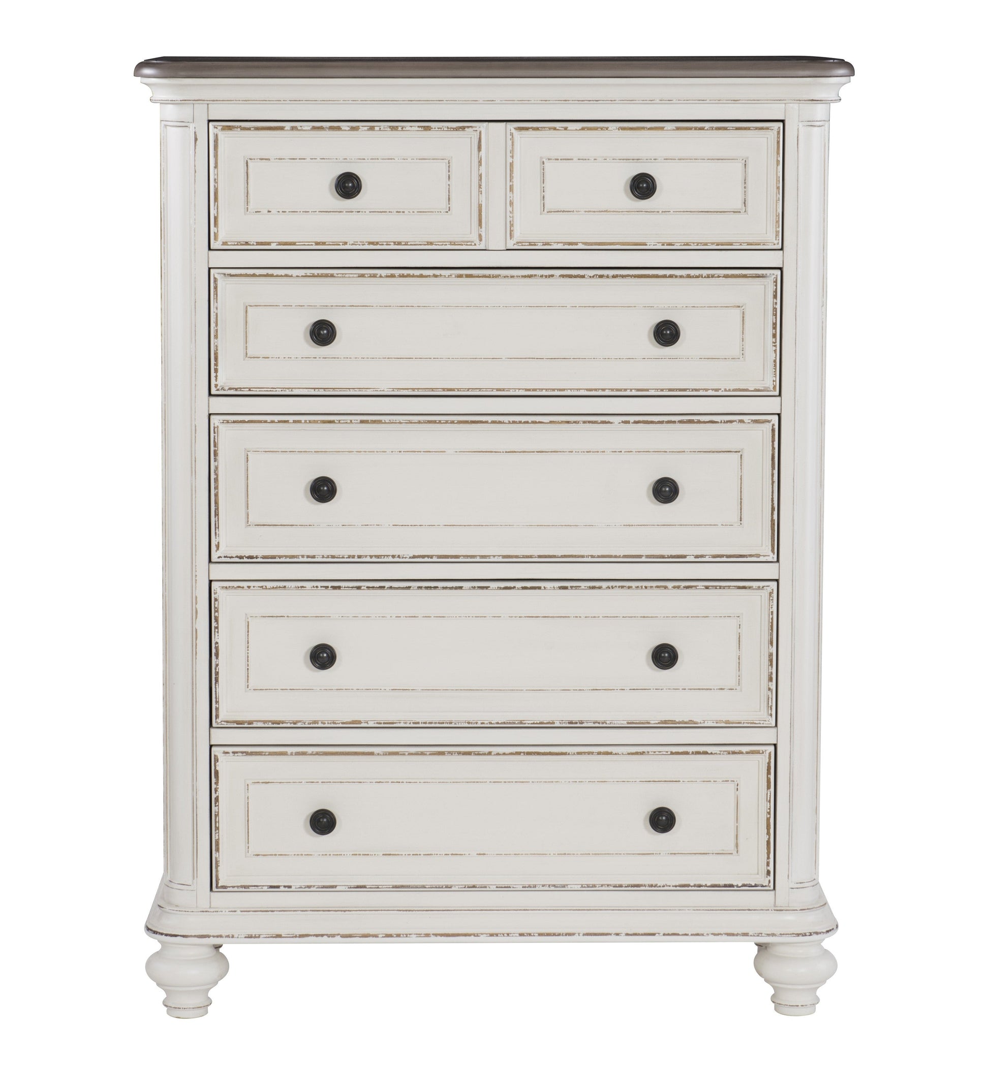 Baylesford Antique White Chest - 1624W-9 - Luna Furniture - Dallas Store