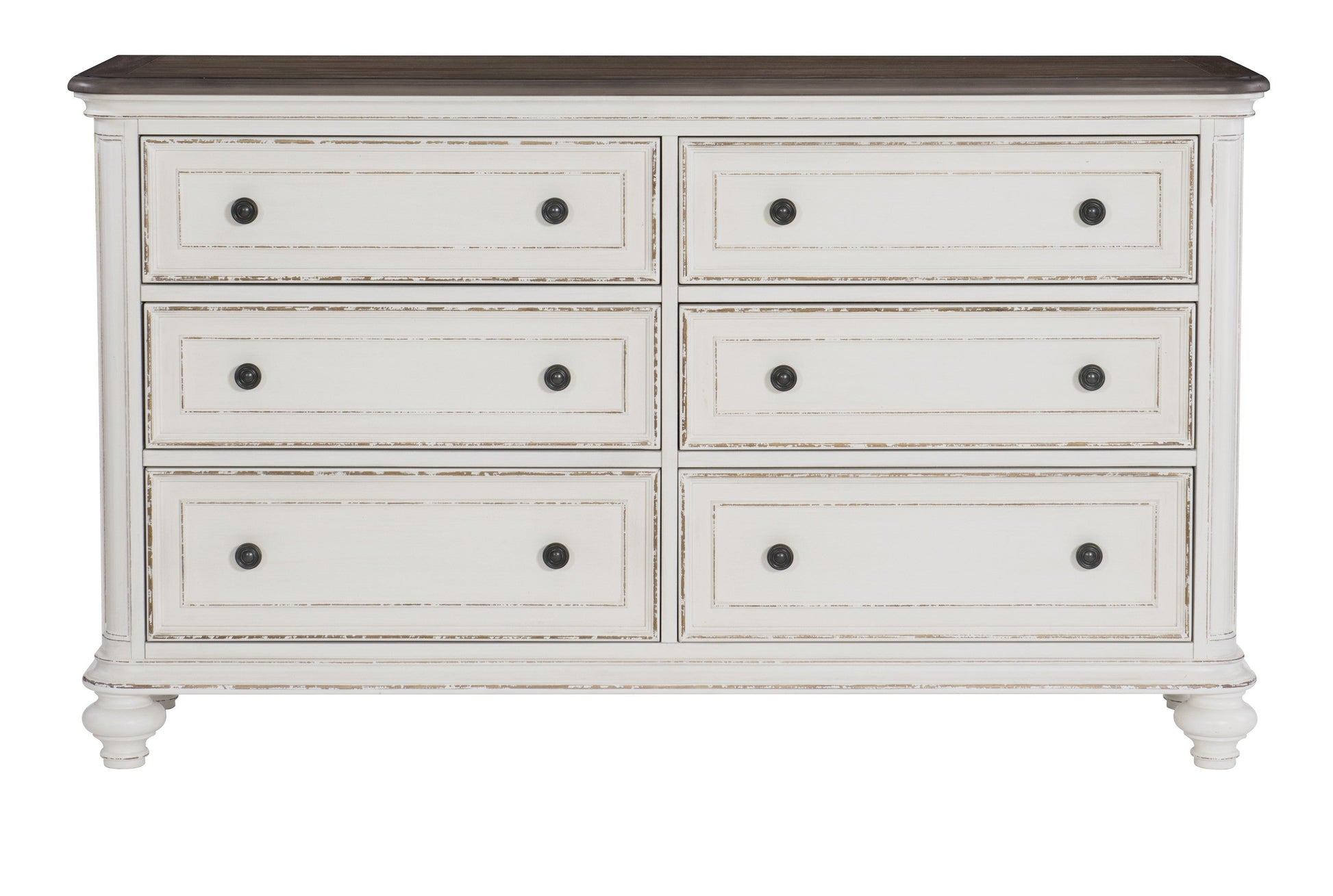 Baylesford Antique White Dresser - 1624W-5 - Luna Furniture - Dallas Store